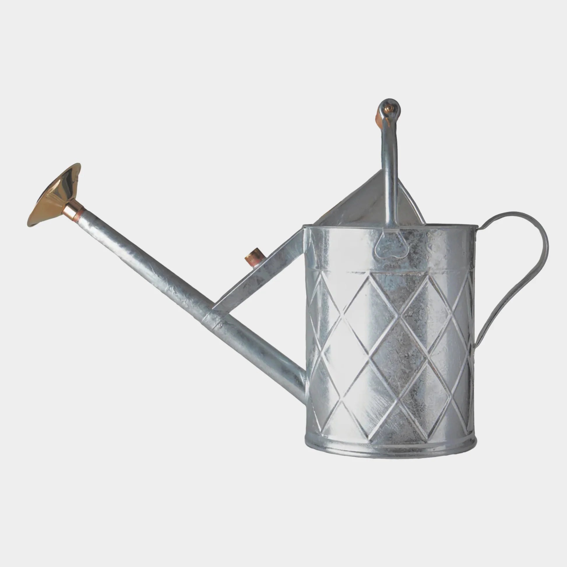 Haws England 2 Gallon Hockley Heritage Watering Can in HDG Galvanized Steel